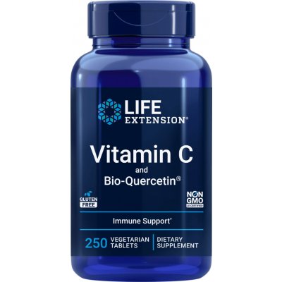 Life Extension Vitamin C and Bio-Quercetin Phytosome 250 tablet – Hledejceny.cz