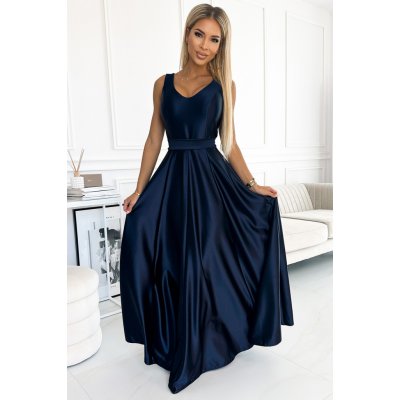 NumocoCindy dámské šaty 508-1 tmavě modrá – Zboží Mobilmania