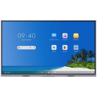 HIKVISION IFPD HIKVISION IFP 86" 4K, 8GB/128GB storage, 400 nit, 50 points, Android 14, USB, HDMI, Wifi ,BT, EDLA – Zboží Živě