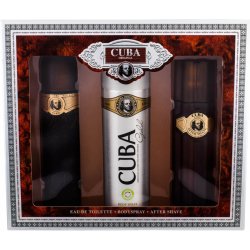 Cuba Gold EDT 100 ml + voda po holení 100 ml + deospray 200 ml dárková sada