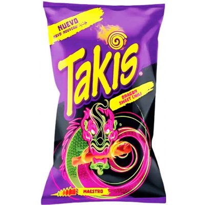 Takis Dragon Sweet Chili Rolled Tortilla Chips 90 g – Zbozi.Blesk.cz
