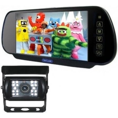 LCD do auta ve zpětném zrcátku 7" palců + couvací kamera Truck c107ccd | Zboží Auto