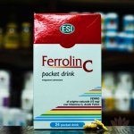 Esi Ferrolin C Drink Železo nápoj 24 x 20 ml – Hledejceny.cz