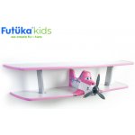 Futuka kids Dětská polička Futuka kids AIR dvoupatrová Růžová 2