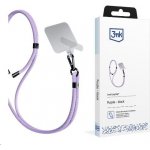 3mk EasyClip univerzální šňůrka pro telefony se zadním krytem fialová – Sleviste.cz