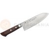 Kuchyňský nůž Satake Unique Mahogany Nůž Santoku 17 cm