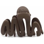 Plastový skřipec na vlasy Barva: tmavě hnědá – Zboží Dáma