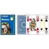 Hrací karty - poker Modiano 2318 100% plastové karty 4 rohy Modré