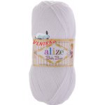 Alize Příze Baby Best Varianta: 55 bílá – Zboží Mobilmania