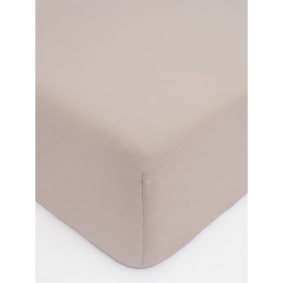MKLuzkoviny.cz Jersey prostěradlo Classic cappuccino 200x200 – Hledejceny.cz