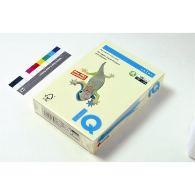 IQ color papír barevný A4 120g m2 pastelový žlutý YE23 250 listů – Sleviste.cz