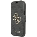 Pouzdro Guess iPhone 13 Pro Max book 4G Big Metal Logo šedé – Hledejceny.cz