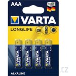 Varta LongLife AAA 4ks 4103 101 414 – Zbozi.Blesk.cz