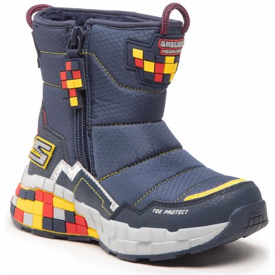 Skechers Dětské vysoké zimní Mega Craft Cuboforce navy red – Zboží Mobilmania