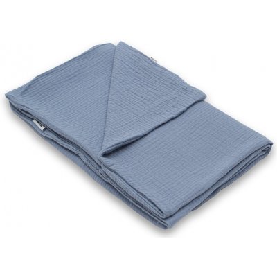 New Baby Dětská mušelínová deka modrá – Zboží Mobilmania