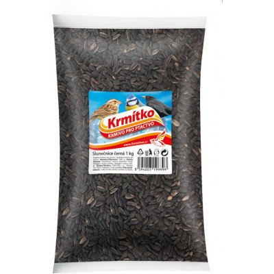 KRMÍTKO slunečnice černá 1 kg – Zboží Mobilmania