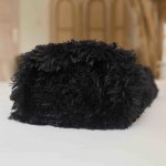 Jerry Fabrics deka s dlouhým vlasem Černá 150x200 – Zboží Dáma