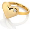 Prsteny Hot Diamonds Pozlacený prsten x Jac Jossa Soul DR277 o 51 b
