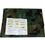 Toptrade krycí plachta s kovovými oky 80g/m² 2x10 m maskovací – Zboží Mobilmania