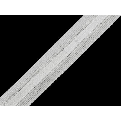 Záclonovka šíře 25 mm univerzální řasení Varianta: bílá, Balení: 50 m – Sleviste.cz