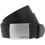 Mustang kožený pásek s plnou přezkou MG2102L15-0791 černý – Zboží Dáma