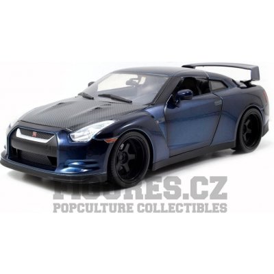 Jada Toys | Fast & Furious 7 Diecast Model 2009 Nissan GT-R Dark modrá 1:24