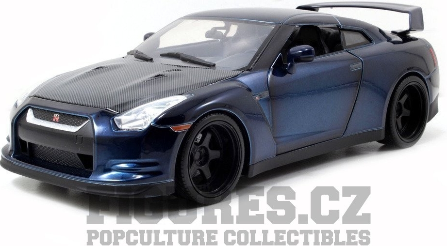 Jada Toys | Fast & Furious 7 Diecast Model 2009 Nissan GT-R Dark modrá 1:24