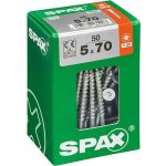 Spax Wirox Univerzální vrut T-Star plus, ø 5 × 70 mm, TX25, zápustná hlava, 50 ks 4191010500707 – Hledejceny.cz