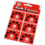 Kovové patentky / stiskací knoflíky vel. 1 a 2 Varianta: 1 (Ø8,5 mm) černá, Balení: 6 karta – Zboží Dáma