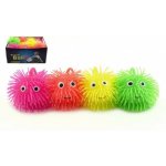 Teddies Míček gumový chlupatý antistresový žába svítící 10cm asst 6 barev – Zboží Mobilmania