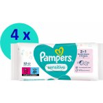 Pampers ubrousky Sensitive 4 x 52 ks – Zboží Dáma
