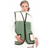 Dámská vesta Ovčí věci vesta z ovčí vlny Alpen zip dvoubarevná zelená