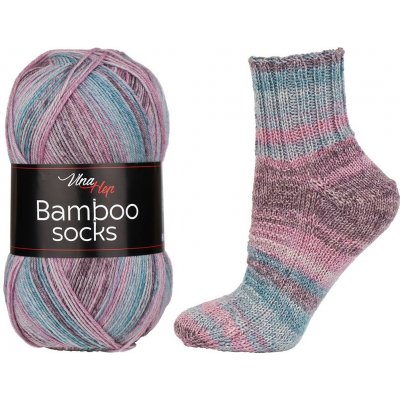 Vlna Hep Bamboo Socks - ponožková příze - složení vlna 75% a 25% bambusová viskoza Barva: 7902 – Zboží Mobilmania