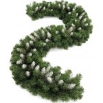 Aga Vánoční girlanda 270 cm Zelenobílá – Zboží Dáma