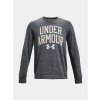 Pánská mikina Under Armour UA RIVAL TERRY CREW Pitch Gray 1361561-012 Šedá