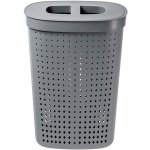 Plast Team 60,8 l 45,8 × 33,6 × 63,7 cm Seoul šedý – Zboží Dáma