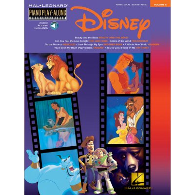 Piano Play-Along Volume 5 Disney + CD – Zboží Mobilmania