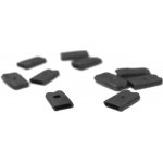 Koncovky na kostice 6mm bílé, černé Barva: černá – Zboží Dáma