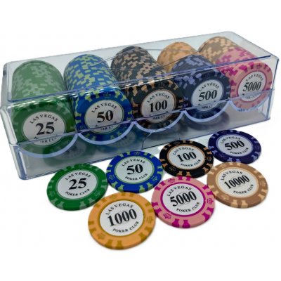 Las Vegas Pokerclub set 100 ks – Zboží Dáma Las Vegas Pokerclub set 100 ks – Zboží Dáma