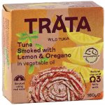Trata Tuňák uzený v rostlinném oleji citron-oregano 160 g – Sleviste.cz