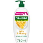 Palmolive Naturals Milk & Honey sprchový gel s pumpičkou 750 ml – Zboží Dáma