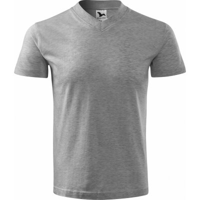 Malfini V-neck 102 tmavě šedý melír – Zbozi.Blesk.cz