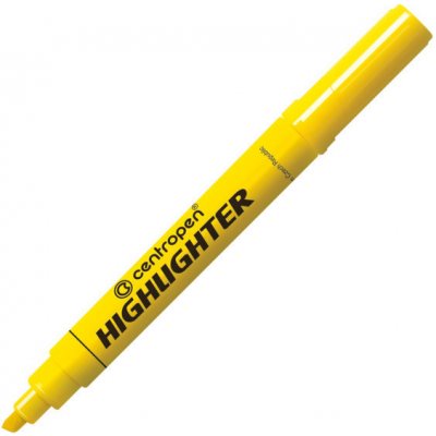 Zvýrazňovač Centropen Highlighter 8552 žlutý – Zboží Mobilmania