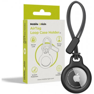 Mobile Origin Airtag Loop Case Holder A1 (MO-ALCH-BLK-A1) černé – Zboží Živě