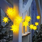 Weltbild LED Řetěz Vánoční hvězda žlutá 776404 – Hledejceny.cz