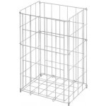 Sanela Drátěný koš, rozměr 540 x 340 x 260 mm, bílý SLZN 42 – Zboží Dáma