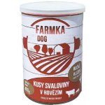 Sokol Falco Farmka Dog kusy svaloviny v hovězím 400 g – Sleviste.cz