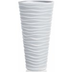 Prosperplast Květináč SAND SLIM bílý 29,6 cm – Hledejceny.cz