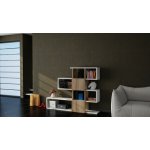 Asir Knihovna KARLIN bílá ořech – Zboží Dáma