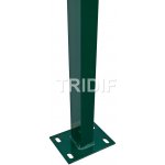 Sloupek JEKL ZN+KOMAXIT zelený s navařenou patkou / 60x40 mm / síla stěny 1,50 mm – Hledejceny.cz